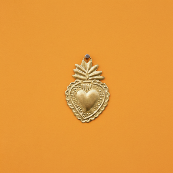 Ex-voto cœur sacré Alfred – doré