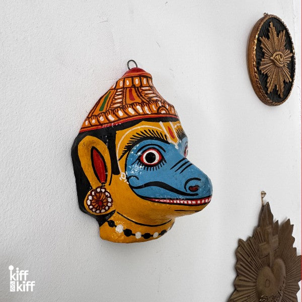 masque-mural-indien-jambaban-boheme-decoration-odisha
