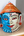 Masque mural visage Hari Hara papier mâché Inde