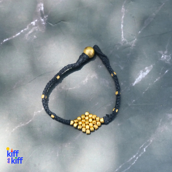 bracelet indien Surya en laiton recyclé
