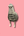Statuette perroquet en laton