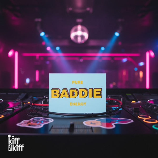 Carte postale PURE BADDIE ENERGY, vue rapprochée