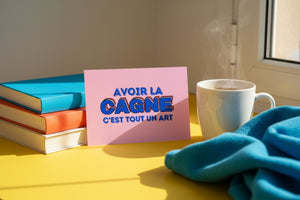 Carte postale Avoir la Cagne, vue de détail