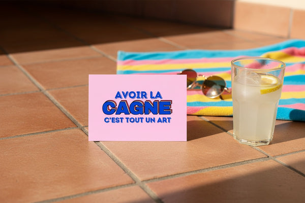 Carte postale Avoir la Cagne, présentation
