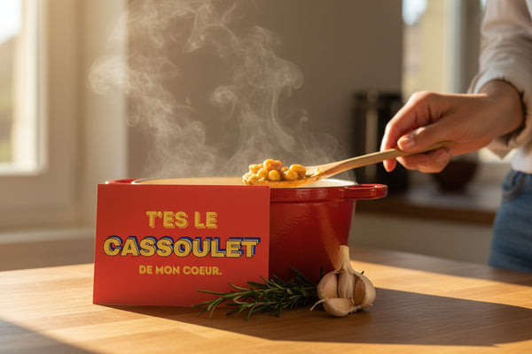 Carte postale cassoulet de mon cœur, présentation