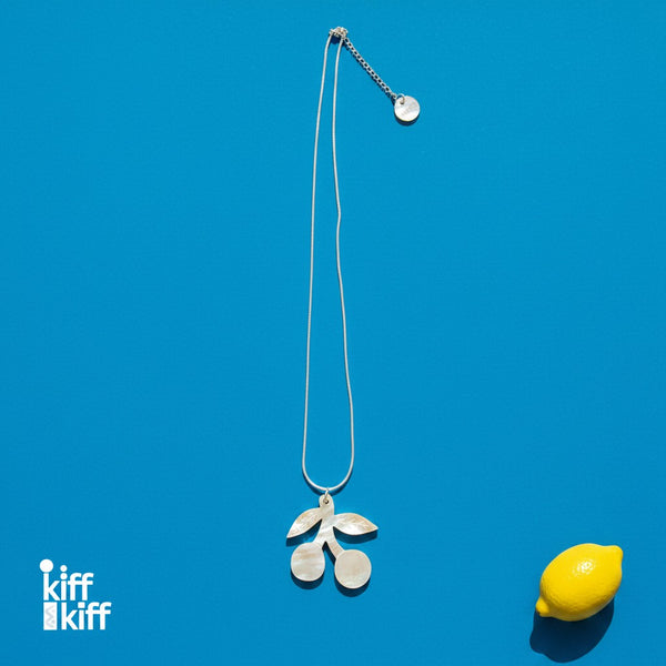 Collier Cerises en Nacre