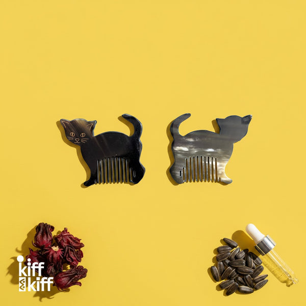 Peigne Chat en Corne de Buffle