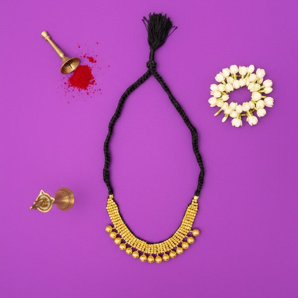 Collier Indien Dhokra en laiton recyclé  – Devi