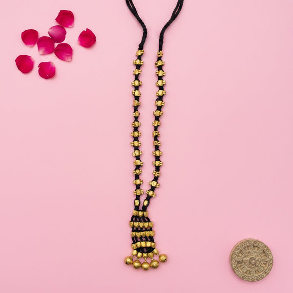 Collier Indien Dhokra en laiton recyclé  – Ishani