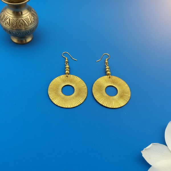 Boucles d’oreilles laiton recyclé -  Meera