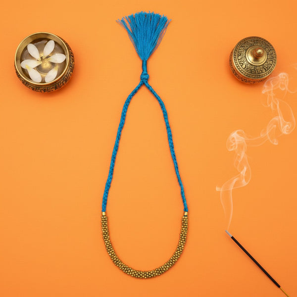 Collier Indien Dhokra en laiton recyclé  – Nila