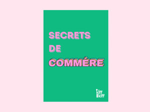 Cahier « SECRETS DE COMMÈRE », papeterie humoristique du Sud
