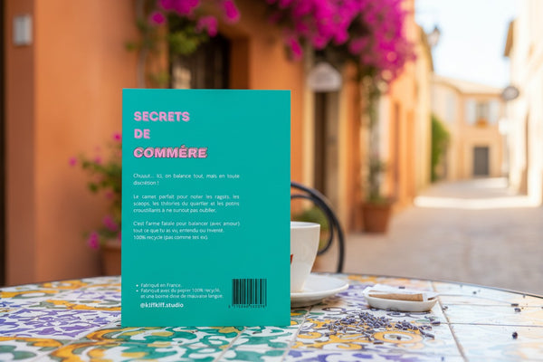 Cahier SECRETS DE COMMÈRE, pages intérieures
