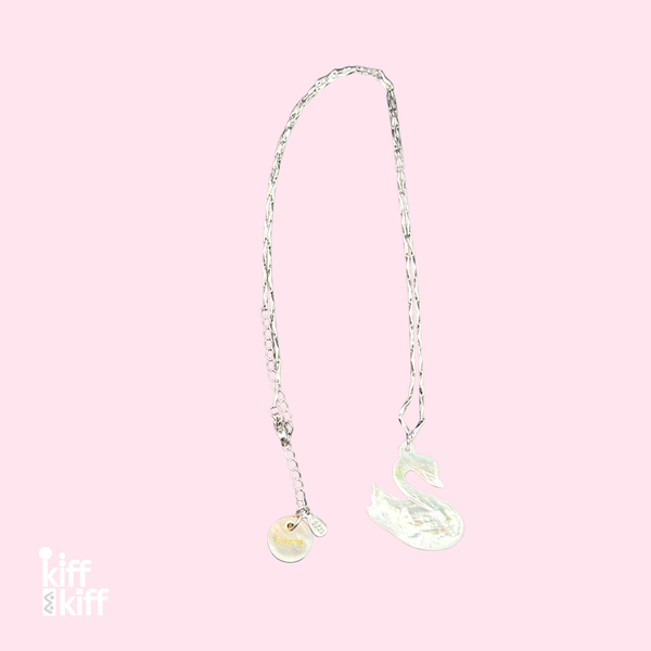 Collier Cygne en Nacre