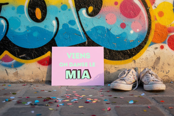 Carte postale Viens on danse le MIA, présentation