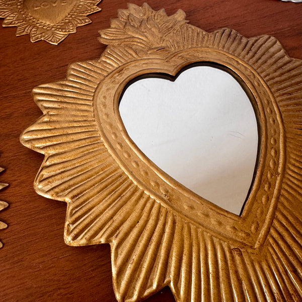 Miroir Ex-voto doré Bonnie