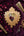 Miroir ex-voto cœur Bonnie – doré