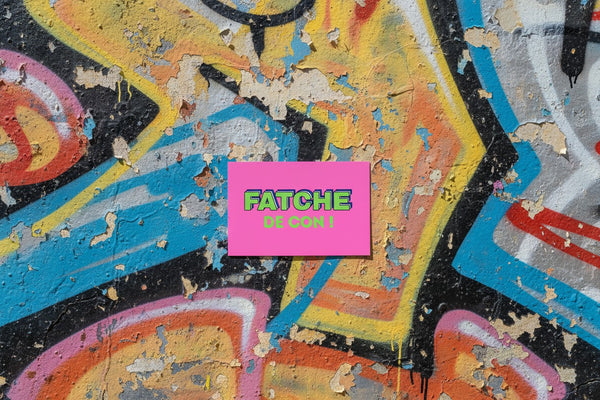 Carte postale Fatche de con, présentation