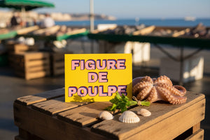 Carte postale FIGURE DE POULPE, vue de détail
