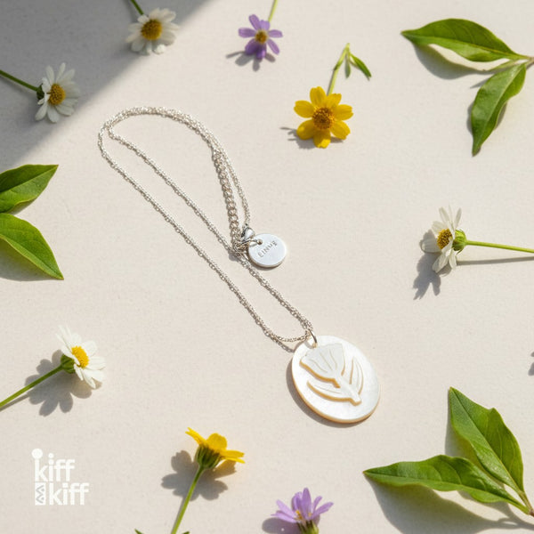 Collier Fleur en Nacre