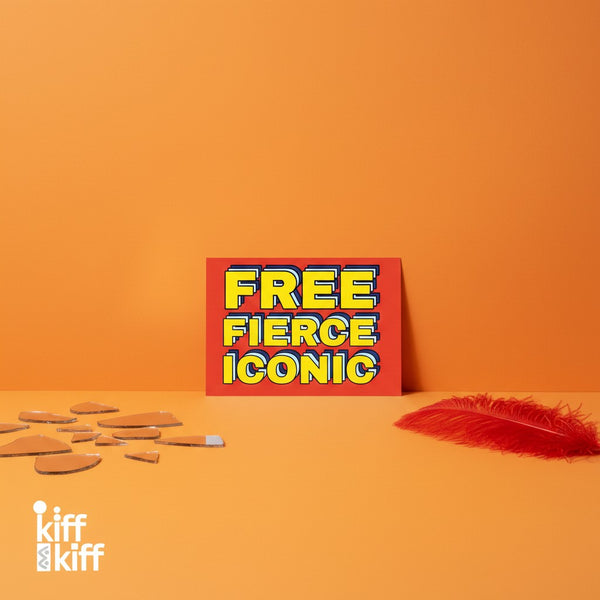 Carte postale – FREE FIERCE ICONIC