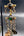 Boucles d'oreilles Kuchi afghanes portées