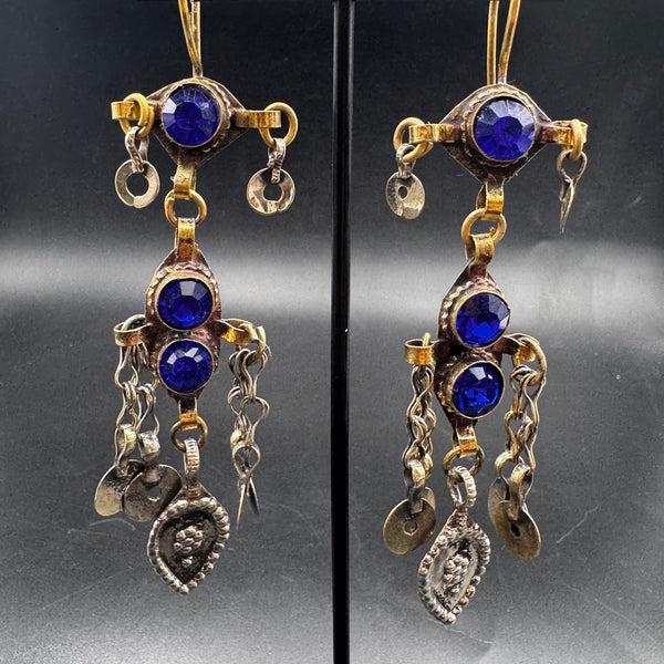 Boucles d'oreilles Kuchi afghanes, présentation complète