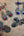 Boucles d'oreilles Kuchi afghanes vertes portées