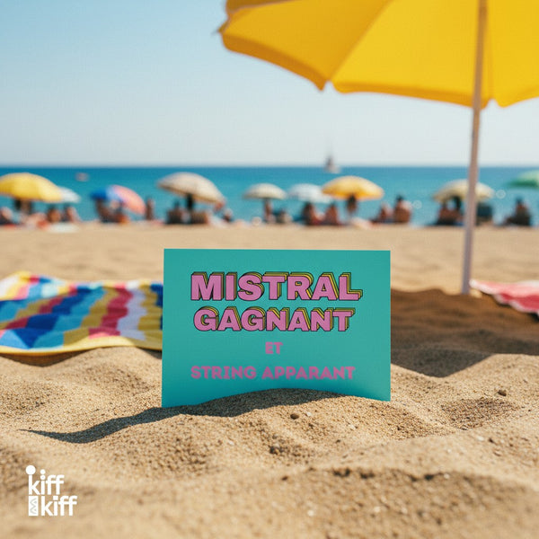 Carte postale MISTRAL GAGNANT, recto