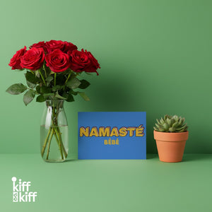 Carte postale NAMASTÉ BÉBÉ, Kiff Kiff