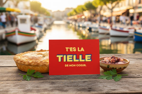 Carte postale tielle de mon cœur, présentation