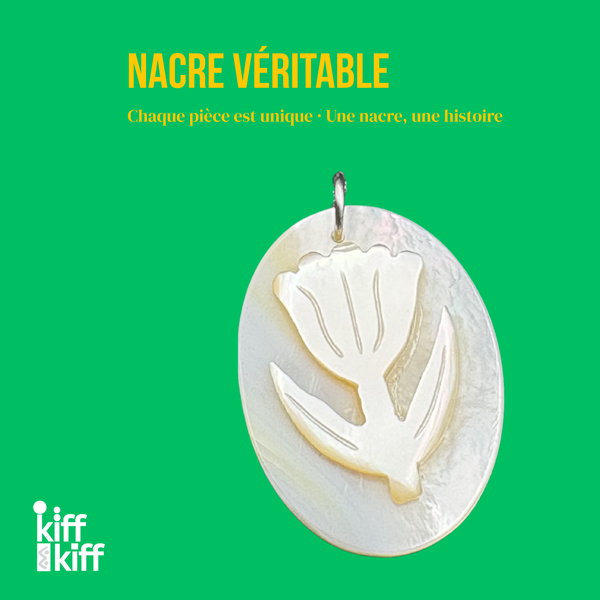 Collier Fleur en Nacre