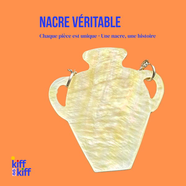 Collier Amphore en Nacre