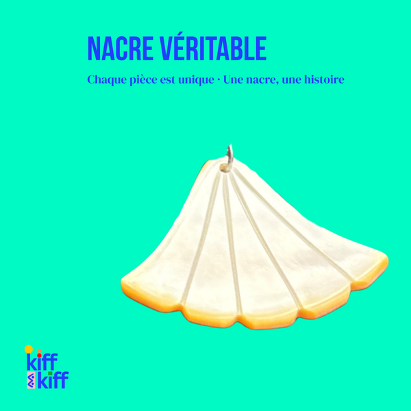 Collier petales de Fleur en Nacre