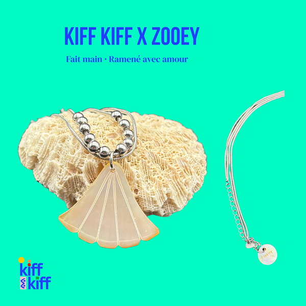 Collier petales de Fleur en Nacre