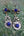 Boucles d'oreilles Kuchi afghanes, détail du fermoir crochet