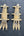 Boucles d'oreilles tribales vallée de l'Indus, détail du travail du métal