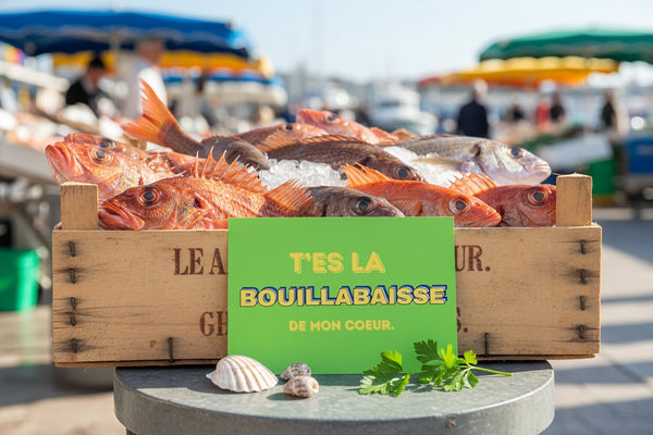 Carte postale bouillabaisse de mon cœur, présentation