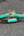 Bracelet artisanal Nuristan Afghanistan, perles turquoise rondes sur bande pointillée
