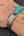 Bracelet turquoise Nuristan Afghanistan, gros plan sur les perles