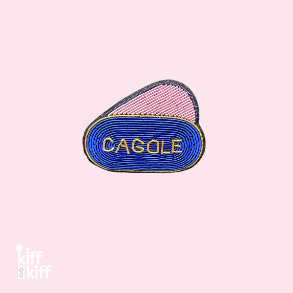 Broche CAGOLE, mise en scène du produit