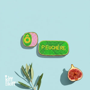 Coffret Ô PEUCHÈRE, deux broches cannetille Kiff Kiff