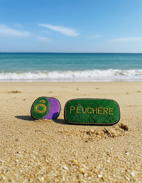 Coffret Ô PEUCHÈRE, présentation des deux broches