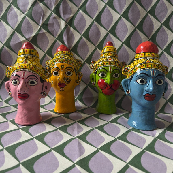 Statuette Laxman – Figurine décorative hindoue artisanale