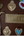 Plaque murale dorée Queen, décoration artisanale Kiff Kiff