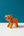 Statuette tigre articulée en papier mâché, décoration artisanale d'Odisha, mise en scène