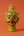 Statuette KIFF KIFF Garuda verte en papier mâché artisanal d'Inde avec détails peints à la main et visage expressif