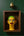 Statuette KIFF KIFF de visage d'homme hindou en papier mâché peint à la main, posée dans une niche en bois