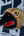 Masque indien Jatayu jaune bec noir – Masque mural artisanal Inde