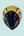Masque indien Jatayu jaune bec noir – Masque mural artisanal Inde